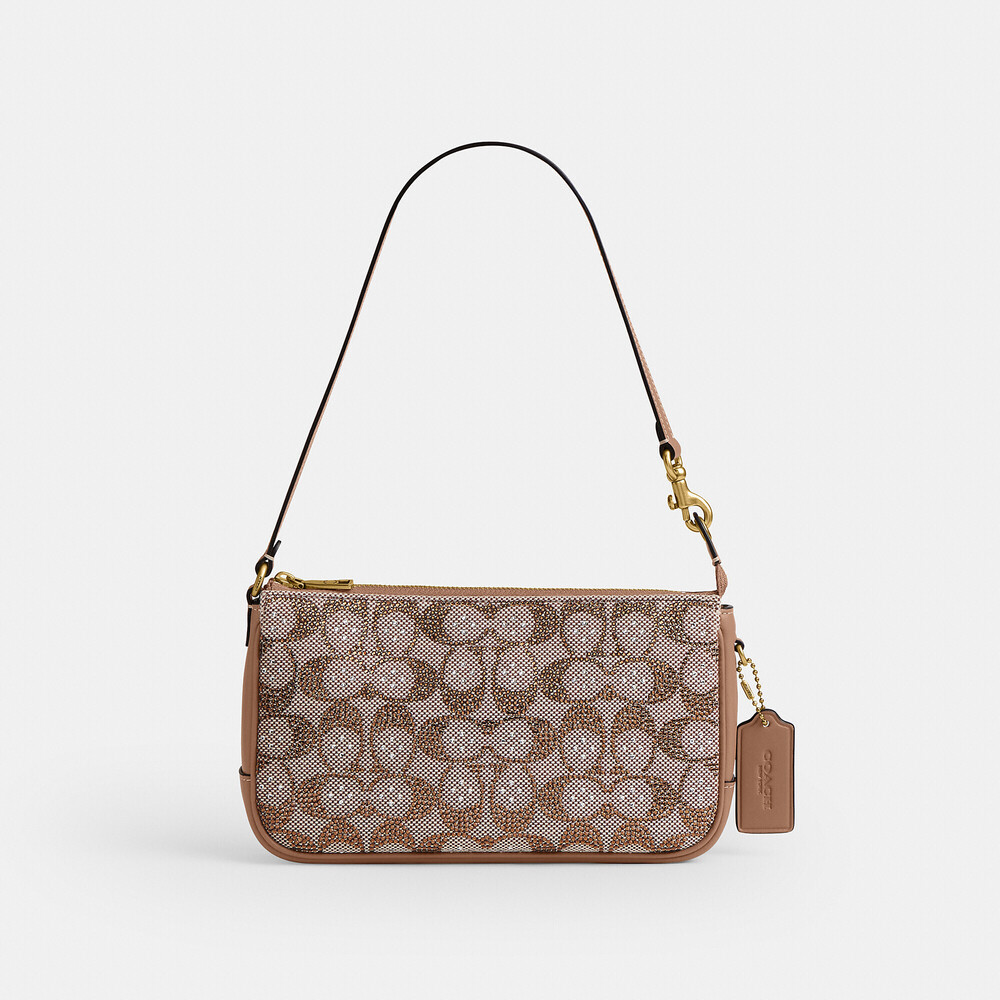 Coach Plaza Bag In Crystal Signature Jacquard